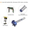 sourcing map Forstner Drill Bit 38mm (1-1/2") Tungsten Carbide 3