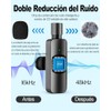 Bebeay 2 Pack Micrófono Inalámbrico para Celular-Negro