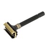 Double Edge Safety Trimmer Reusable Slip Resistant Metal Men Safety