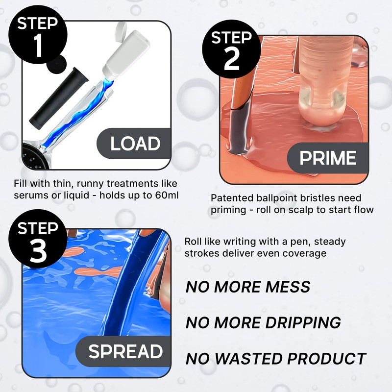 Massager Hair Growth Oil Applicator For Men And Women -