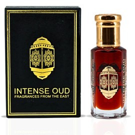 INTENSE OUD Mukhallat Al Zafran Long Lasting Arabian Perfume Oils for Women & Men 12ML (0.40 OZ) – Exotic, Spicy & Sweet Fragrance Oil - Premium Concentrated Perfume Oil With Black Gift Box