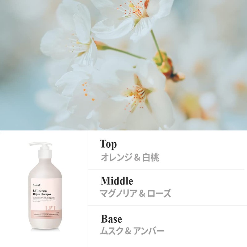 DALEF Keratin Repair LPT Shampoo 16.9 fl oz (500 ml)