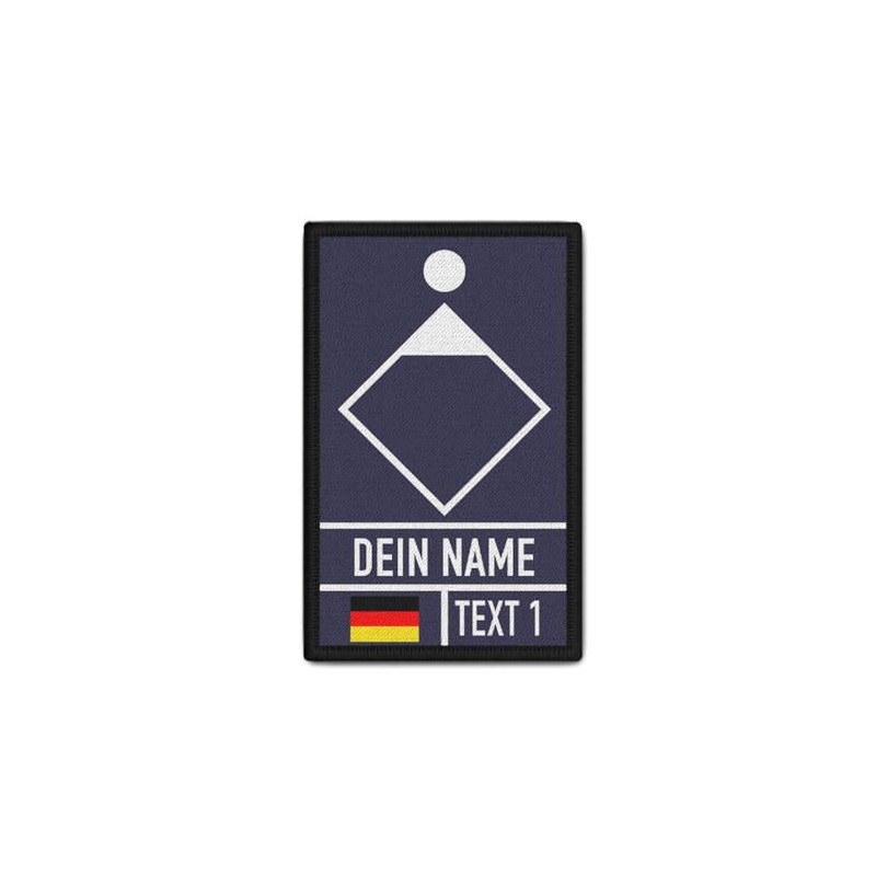 Copytec #39419 Patch Troop Leader Fire Brigade Rescue Service Control