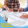 32 Pack Clear Plastic Ruler 12 Inch, Rulers Bulk for