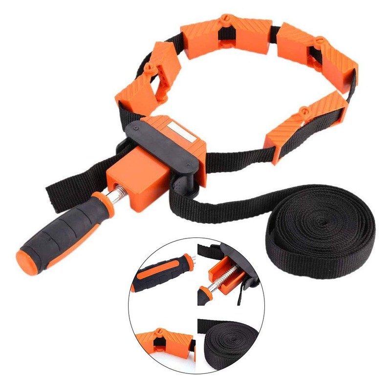 Nylon Woodworking Frame Band Strap Clamp Holder, Multifunction Binding Belt