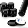 16 Pack Furniture Sliders 1.5 Inch for Carpet Black