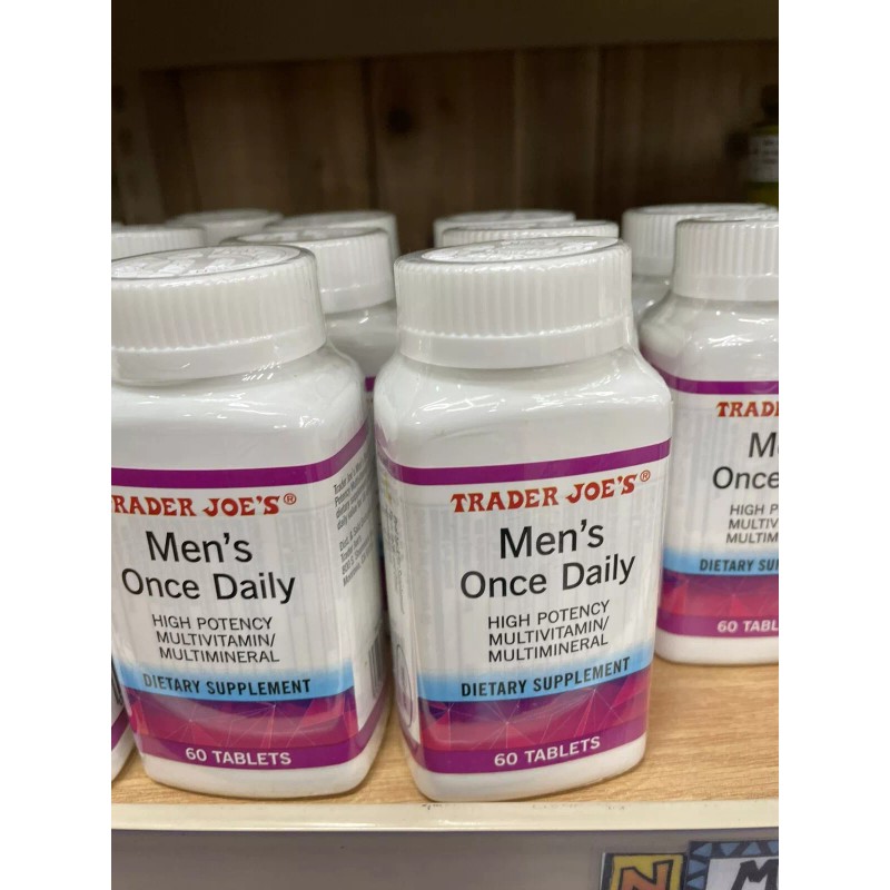 Trader Joe’s Men’s Once Daily High Potency Multivitamin Multimineral