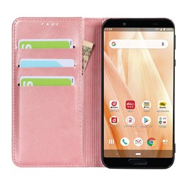 AQUOS sense3 SH-02M SHV45 SH-M12 / sense3 lite SH-RM12 / sense3 basic SHV48 / Android One S7 Case Folio Cover Sharp Aquos Sense 3 Notebook Case Zouzt Synthetic Leather Wallet Type Card Storage Belt No