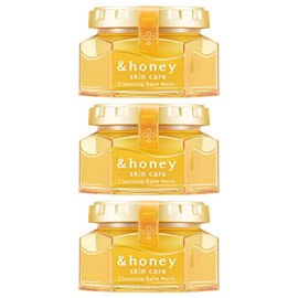 & Honey Cleansing Balm, Moist 3.2 oz (90 g), Set of 3 "Honey Beauty Cleansing"
