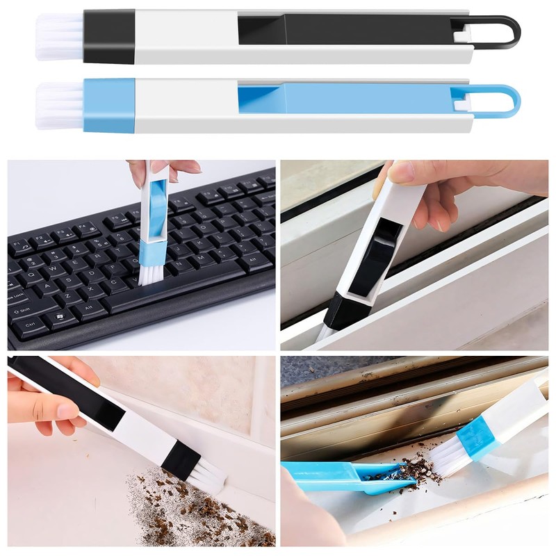 LUXHEIM 11PCS Crevice Cleaning Brush Set, Groove Gap Cleaning Tool