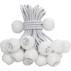 White Ball Bungee Cords - 20Pcs Heavy Duty Elastic Ties