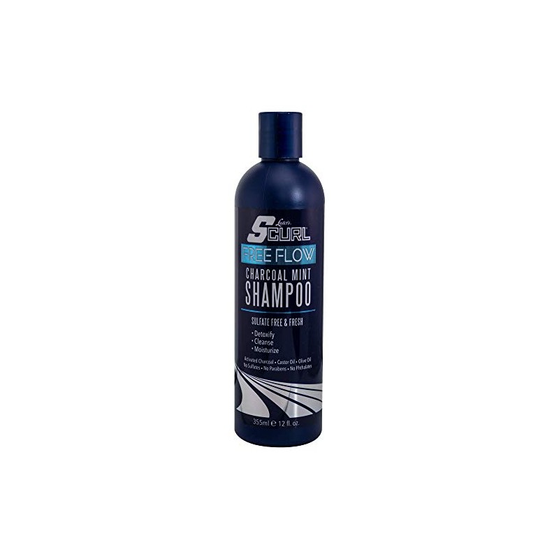Luster's SCurl Free Flow Charcoal Mint Shampoo