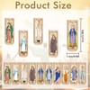 Virgin Mary Christian Bookmarks: 30 Pcs Magnetic Religious Bookmarks, Our