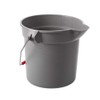 ラバーメイド(Rubbermaid) BRUTEバケツ(S) 9.5LグレーFG296300GRAY