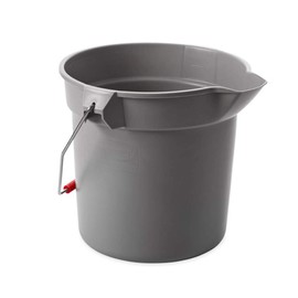 ラバーメイド(Rubbermaid) BRUTEバケツ(S) 9.5LグレーFG296300GRAY