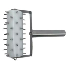 Like Shop Rodillo Grande Punteador De Masa Acero Inox P/ Pizza Puntas