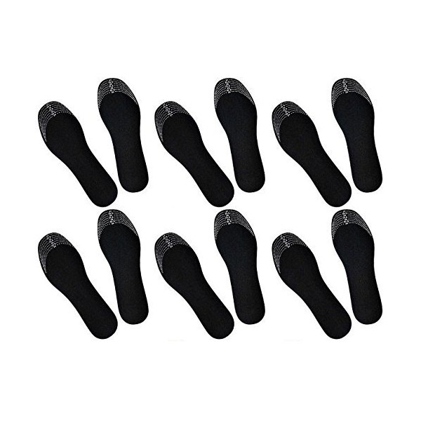 TUUFUN Wetness and Odor Absorbing Activated Charcoal Shoe Insoles to Naturally Kill Off Smelly Cause (6)