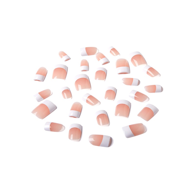 KISS Salon Acrylic French Nails Kit Sugar Rush Medium KSA02