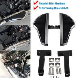 Unbranded Passenger Defiance Floorboard & Foot peg Mounting Bracket Kit For Harley Touring