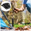 ABOOFAN 50pcs Heavy Duty Plastic Tent Stakes Windproof Ground Pegs
