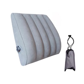 RCFINE Lumbar Pillow Air Inflatable Pillow for Lower Back Lumbar Support Portable Back Pillow for Office Chair Car Seat Cushion