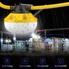 Guntsous 200FT LED Construction String Lights, 200W 22000LM,20 Sockets, Linkable