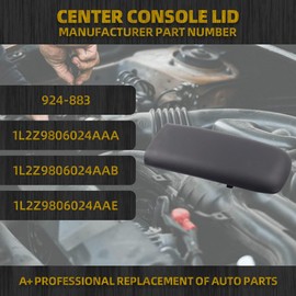 Dasbecan Center Console Lid Compatible with Ford Explorer 1995-2001 Ford Explorer Sport(3-Door) 2001-2003 Ford Explorer Sport Trac 2001-2005 Mercury Mountaineer 1997-2001 Black Replace 924-883