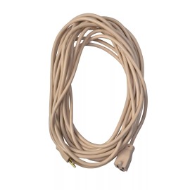 Woods 40ft Beige Outdoor Extension Cord 16 3 SJTW Weatherproof 13A 125V Heavy Duty