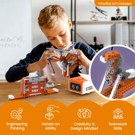 MatataStudio VinciBot Coding Robot for Kids 8-12, STEM Educational Toy, with Creator Kit and Inventor for Kids (Creator Kit)