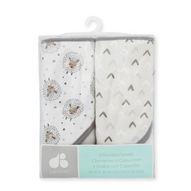 Gerber Counting Sheep Set of 2 Hooded Towels Baby Boy or Girl  NWT Gerber Just Born