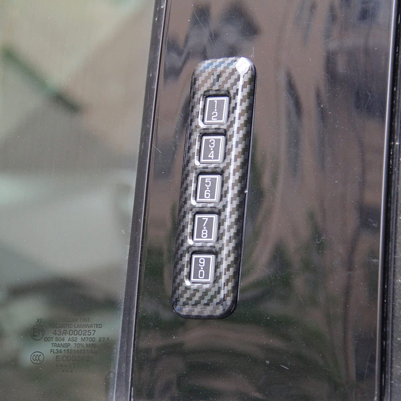 Korlot Carbon Fiber Truck Door Pillar Post Keypad Password Code
