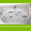 PEIONO Tapa para Microondas, Protector Magnético para Salpicaduras de Microondas