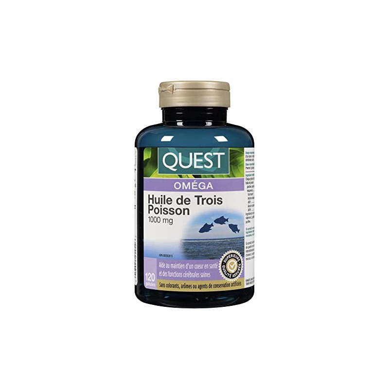 Quest® Triple Fish Oil (120 Softgels)