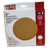 PORTER-CABLE 726600615 6-Inch 60 Grit Six-Hole Adhesive-Backed Sanding Discs (15-Pack)