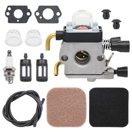 NIMTEK FS80R Carburetor Rebuild Kit for Stihl FS80 FS85 FS85R KM80 KM85 HS75 HS80 HS85 FS74 FS75 FS76 FC80 HT75 C1Q-S157 String Trimmer Weedeater