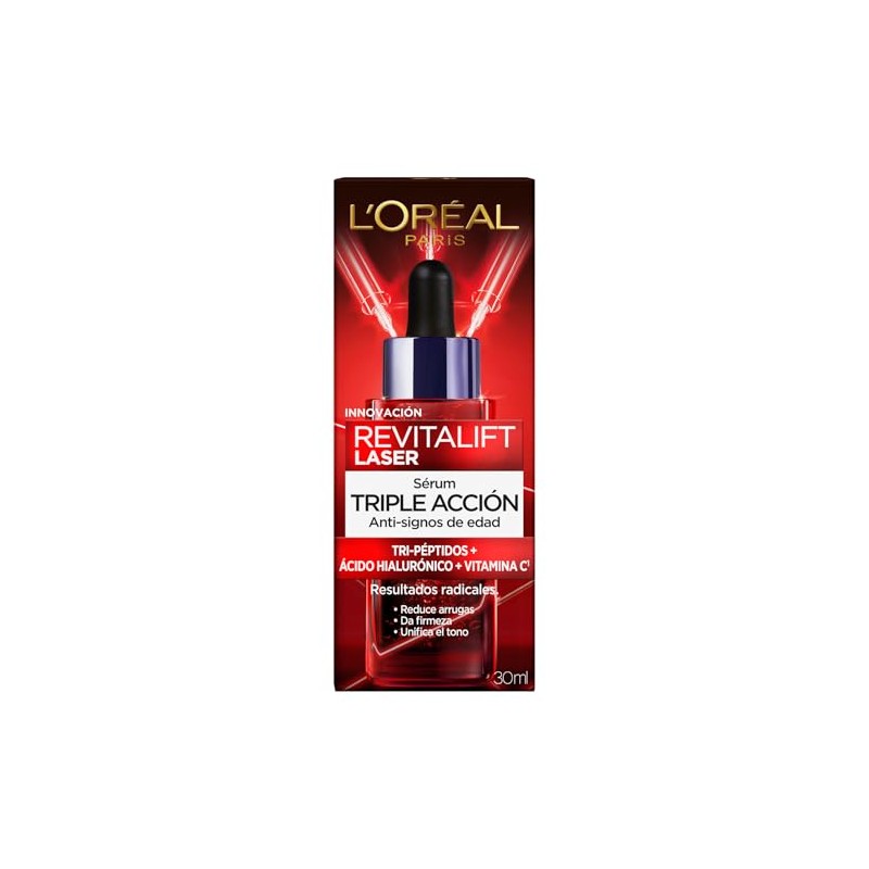 L'Oréal Paris Revitalift Láser Sérum Antiarrugas Triple Acción 30 ml