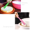 2-PCS Non-Stick Reusable Wax Silicone Spatula, Silicone Waxing Applicators for
