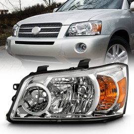 KEEKPO - For 2004 2005 2006 Toyota Highlander Base|Limited Factory Style Headlight Headlamp Replacement Driver Side