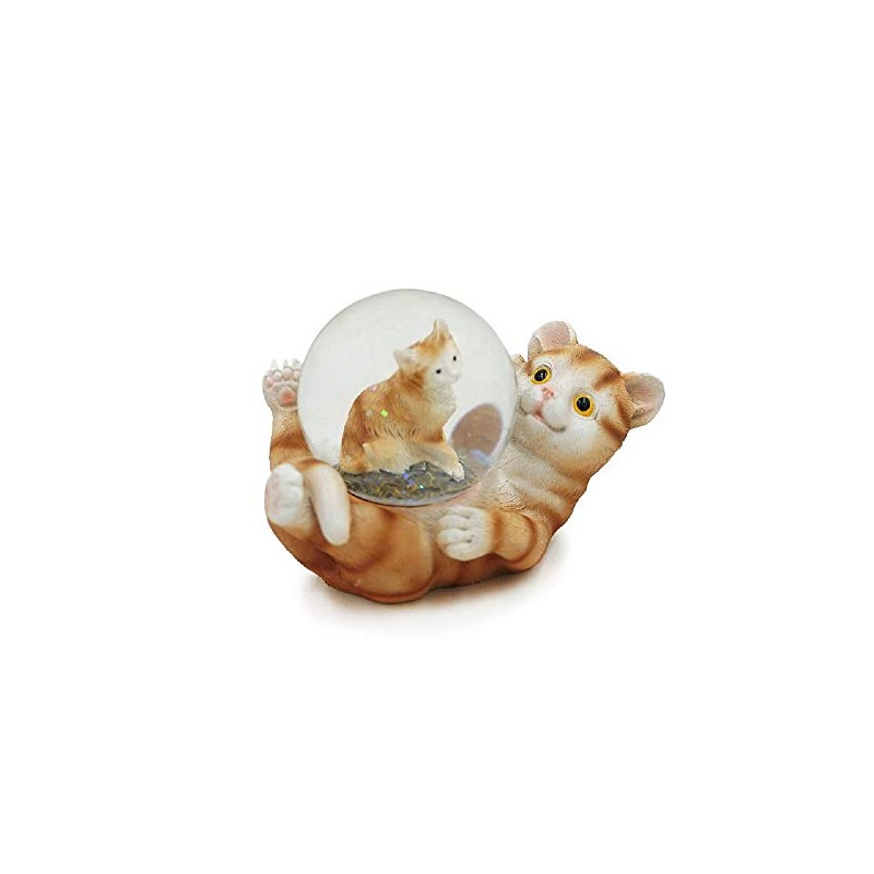 Glitter Ball Cat Snow Globe Animal Animals Snow Globes Kittens
