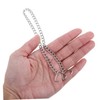 Operitacx 10Pcs Iron Hanging Chains with Clips Weather Resistant Indoor