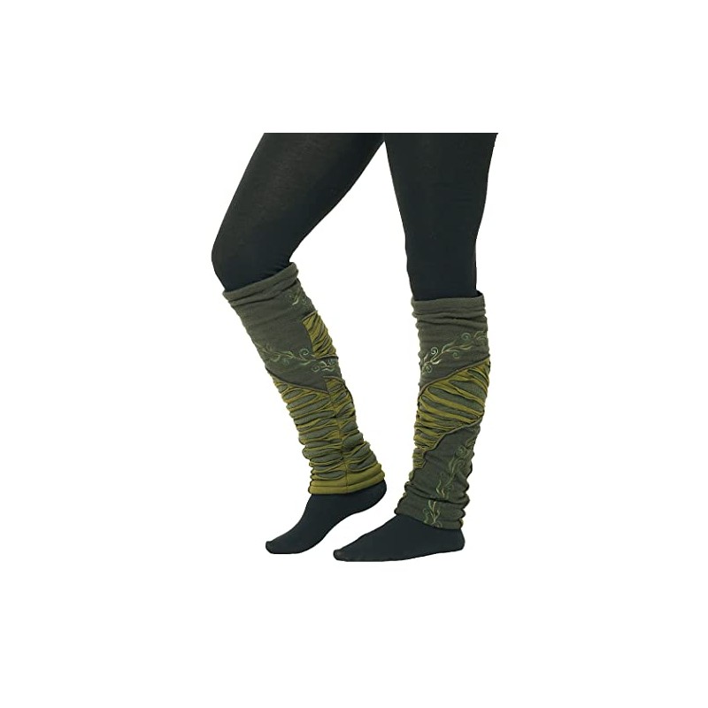 PUREWONDER Women's Leg Warmers Leg Warmers Model No. 26, Green