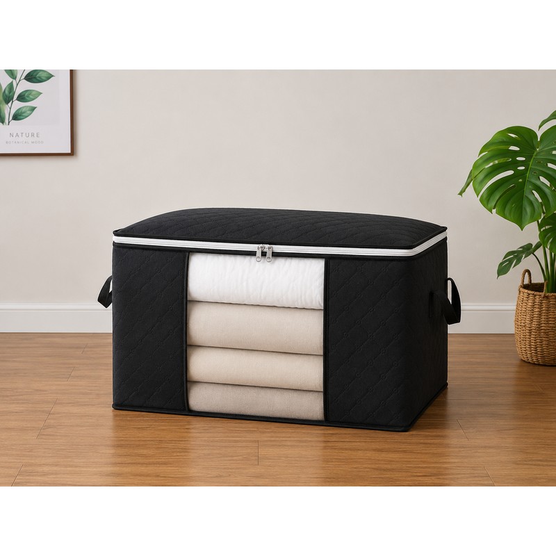 3-Pack Large Storage Bags for Closet Organization – Moisture-Resistant Non-Woven
