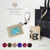 Cross Marberry ST04 Black Cat Cute Pass Case with Reel