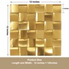 Elephantile 5 Sheets Gold Tiles Metal Mosaic Wall Backsplash Tile