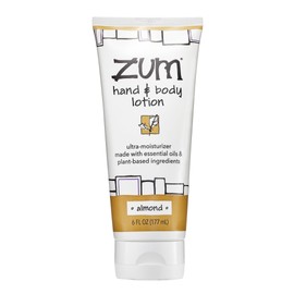 Indigo Wild Zum Hand & Body Lotion - Natural Hand Lotion for Dry Hands - Body Lotion for Women & Men - Body Moisturizers Include Shea Butter, Jojoba Oil & More - Almond - 6 fl oz