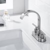 TRUSTMI Bathroom Faucet Centerset Sink Faucet with Overflow Pop Up
