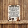 MY DOG'S BEDTIME PRAYER RETRO STYLE METAL TIN SIGN/PLAQUE (Labradoodle)