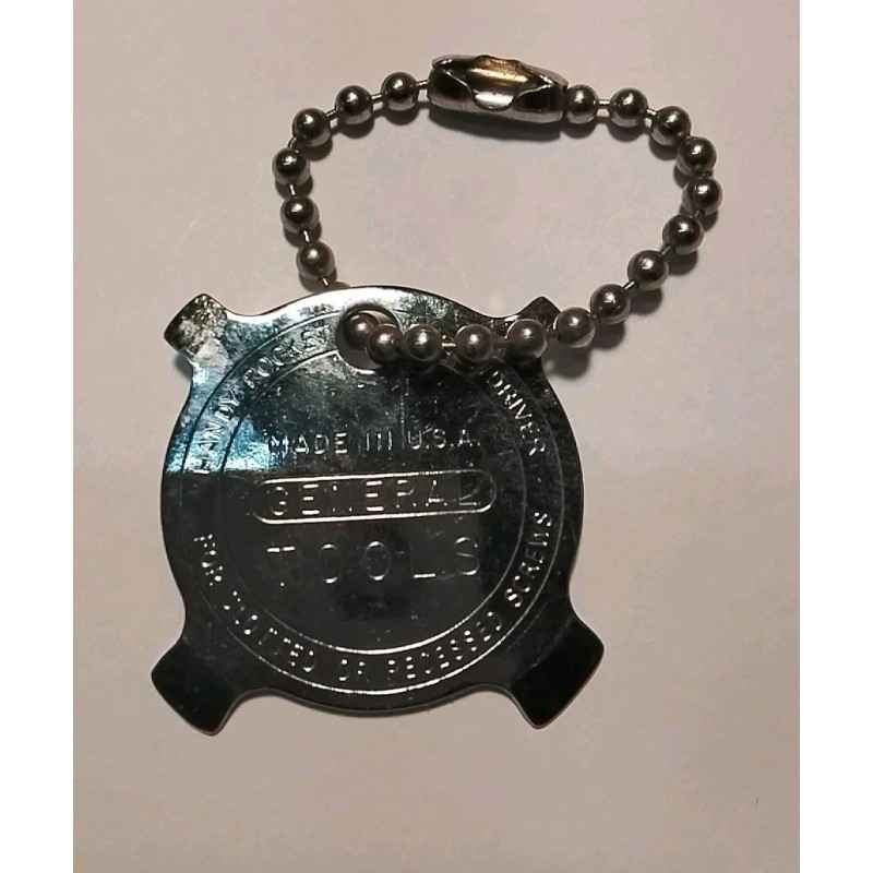 GENERAL POCKET SCREWDRIVER KEYCHAIN USA
