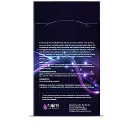 Purity Hemp Naturals Purity Hemp Naturals Body Discomfort Patch 240 mg - 30 ct (8 mg ea.) Lasts 24 Hours. Sweat & Water Resistant. Convenient & Discreet. For Use On Any Part Of The Body. Plant-Based Extended-Release Patch