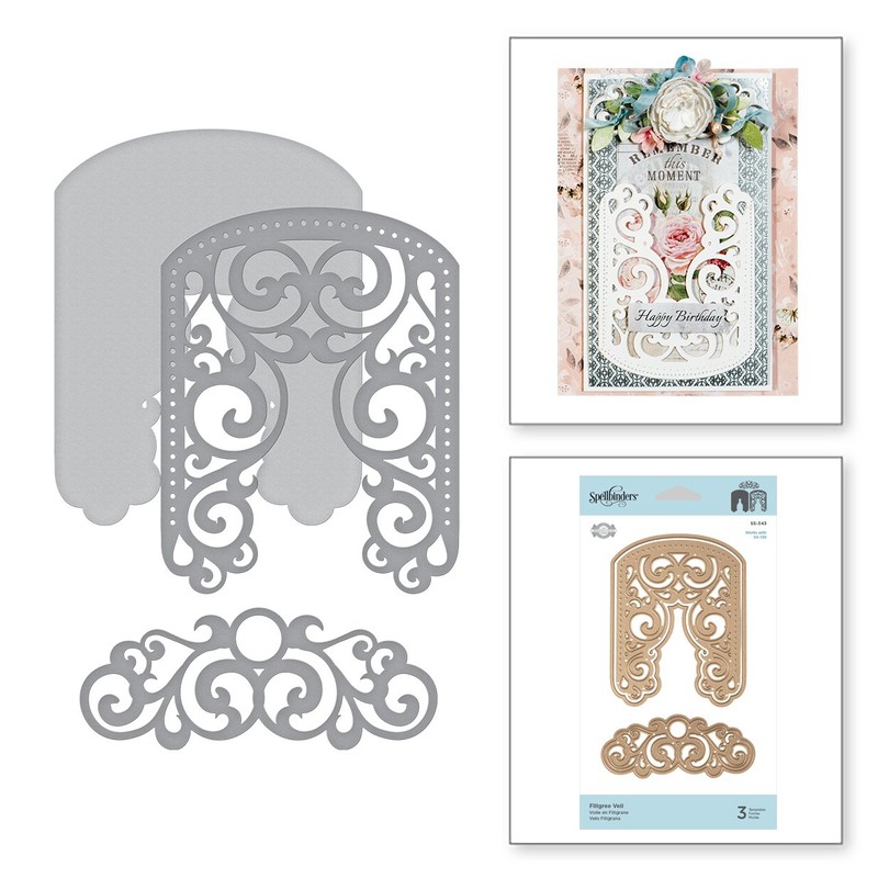 Spellbinders Shapeabilities Filigree Veil Etched/Wafer Thin Die